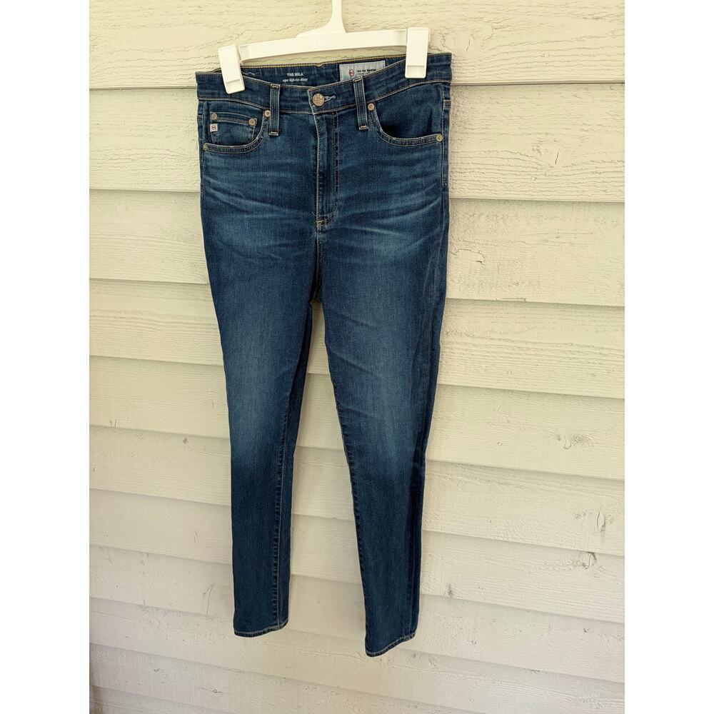 AG Adriano Goldschmied The Mila Super High Rise Skinny Jeans 29R - Picture 2 of 10